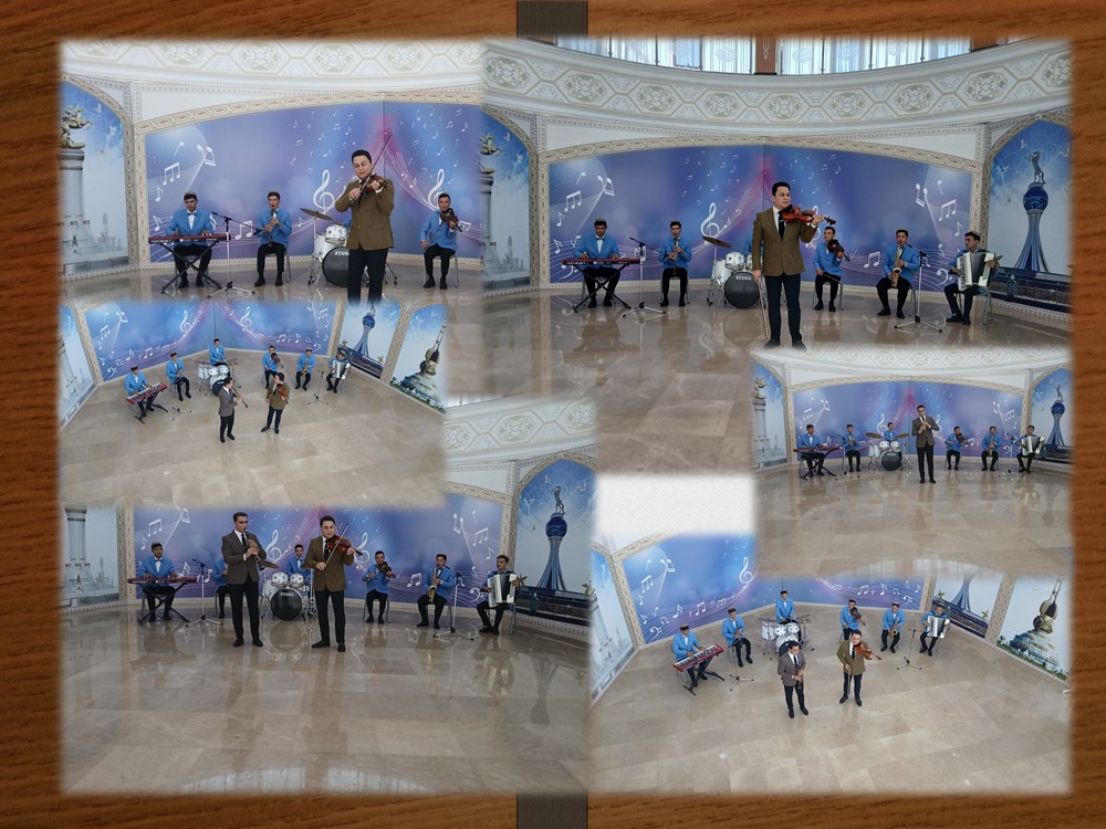 Garaşsyzlyk baýramyna bagyşlanan täze sazlar Arkadag teleýaýlymyna ýazgy edildi