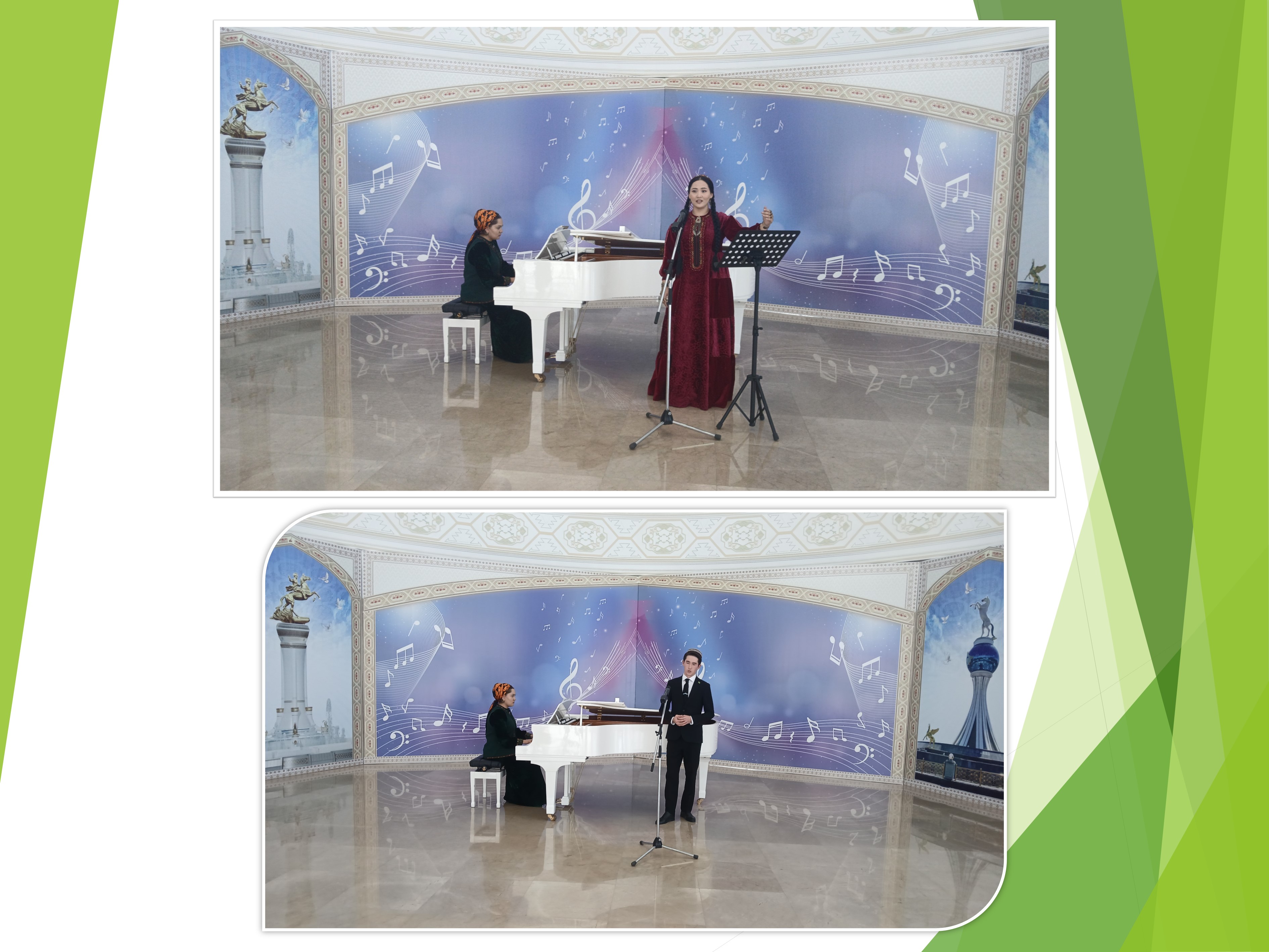 Sahy Jepbarow adyndaky ýörite sungat mekdebinde wokal bölüminiň konsert geçirildi