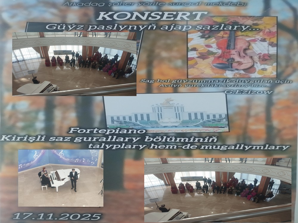 Güýz sazynyň ýaňlanmasy fortepiano bölüminiň konserti