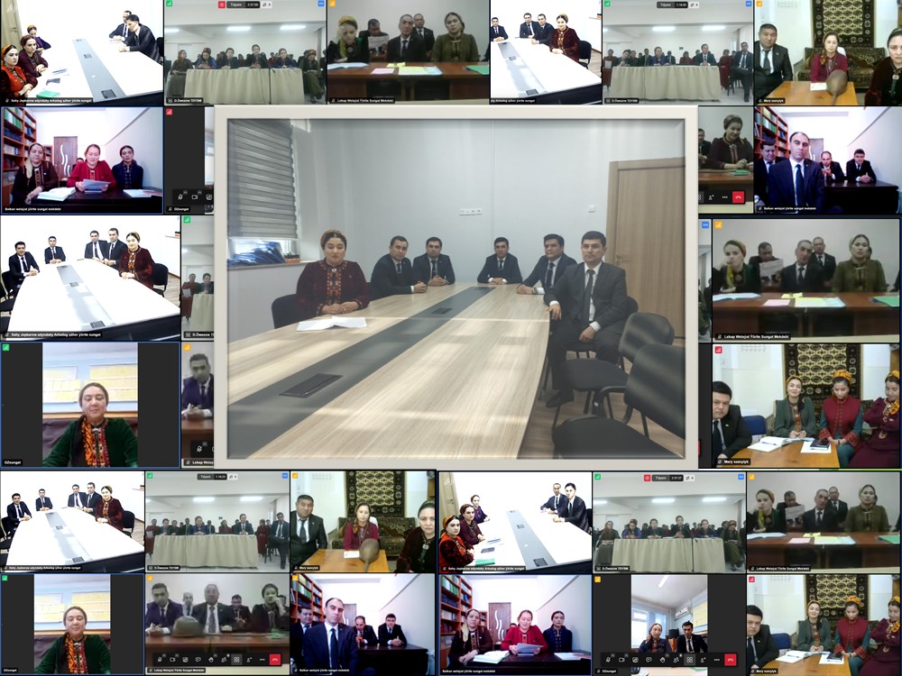 Sanly ulgam arkaly geçirilen maslahat