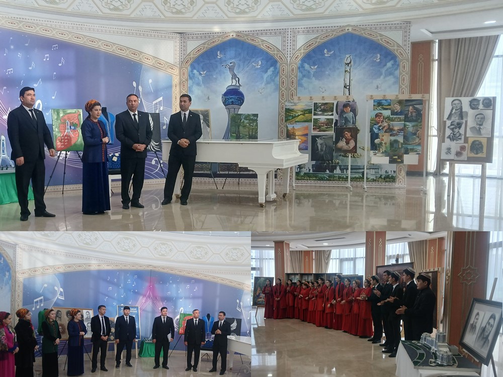 Bitaraplygyň 30 ýyllygyna bagyşlanan talyplaryň sergisi