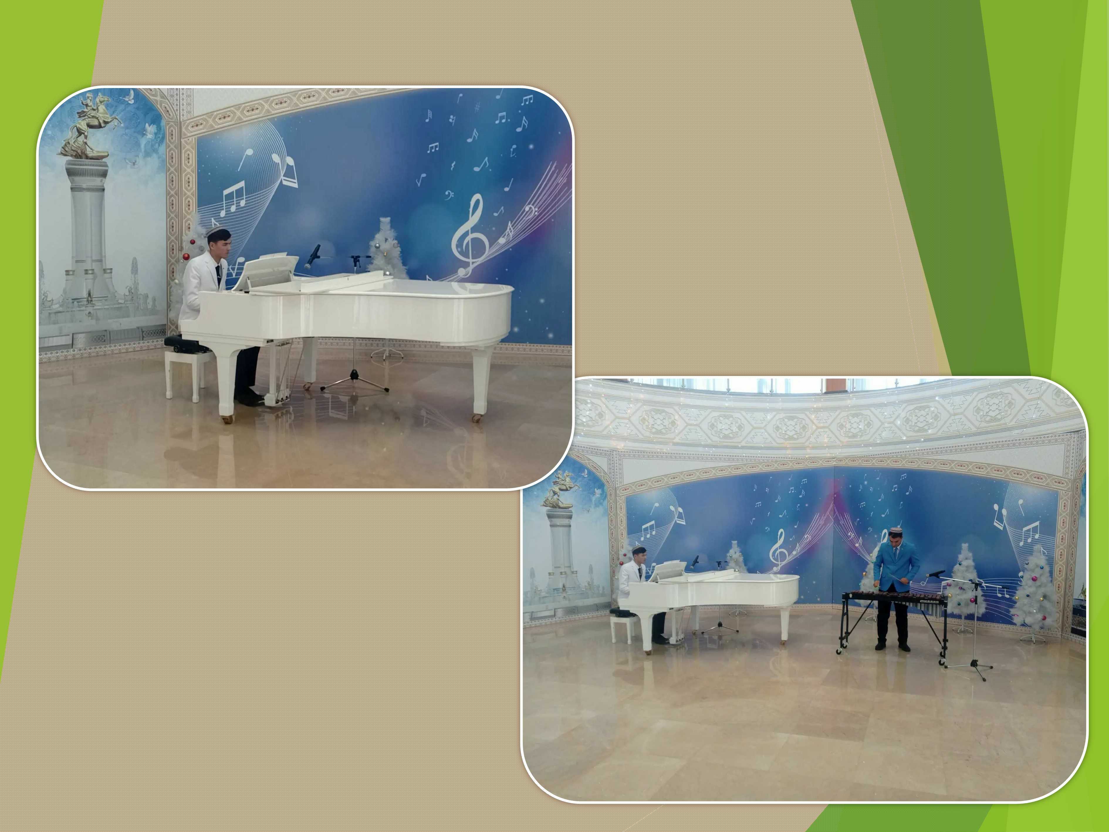 Täze ýyl mynasybetli geçirlen ýazgy