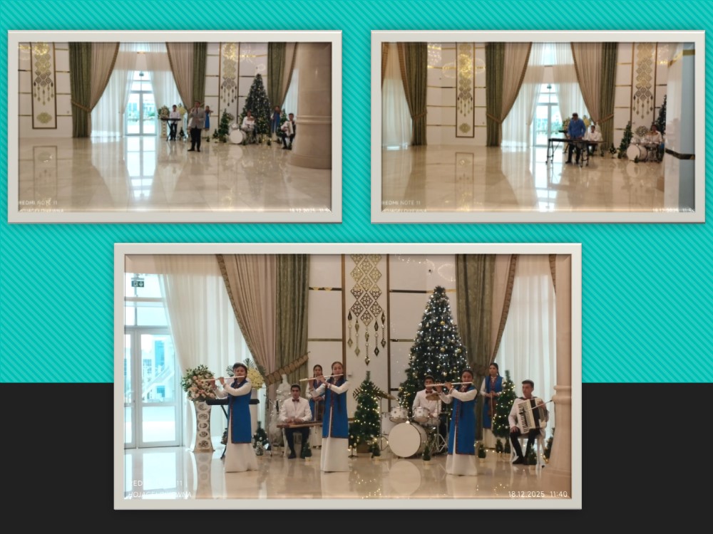 Arkadag şäherindäki Bagt köşgünde sungat mekdebiniň baýramçylyk konserti ýazgy edildi