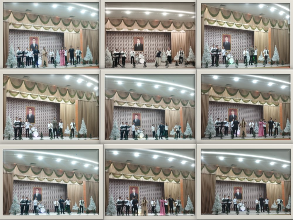 Täze ýyl baýramçylygyna bagyşlanan konsert ýazgysy taýýarlanyldy