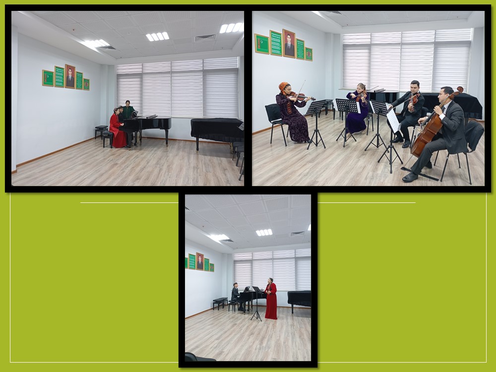 Bölümleriň Täze ýyla beslenen konserti